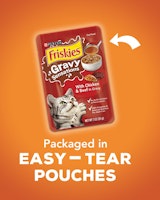 Easy to open, easy to serve, no-mess pouch 