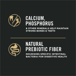 calcio, fósforo, fibra prebiótica natural