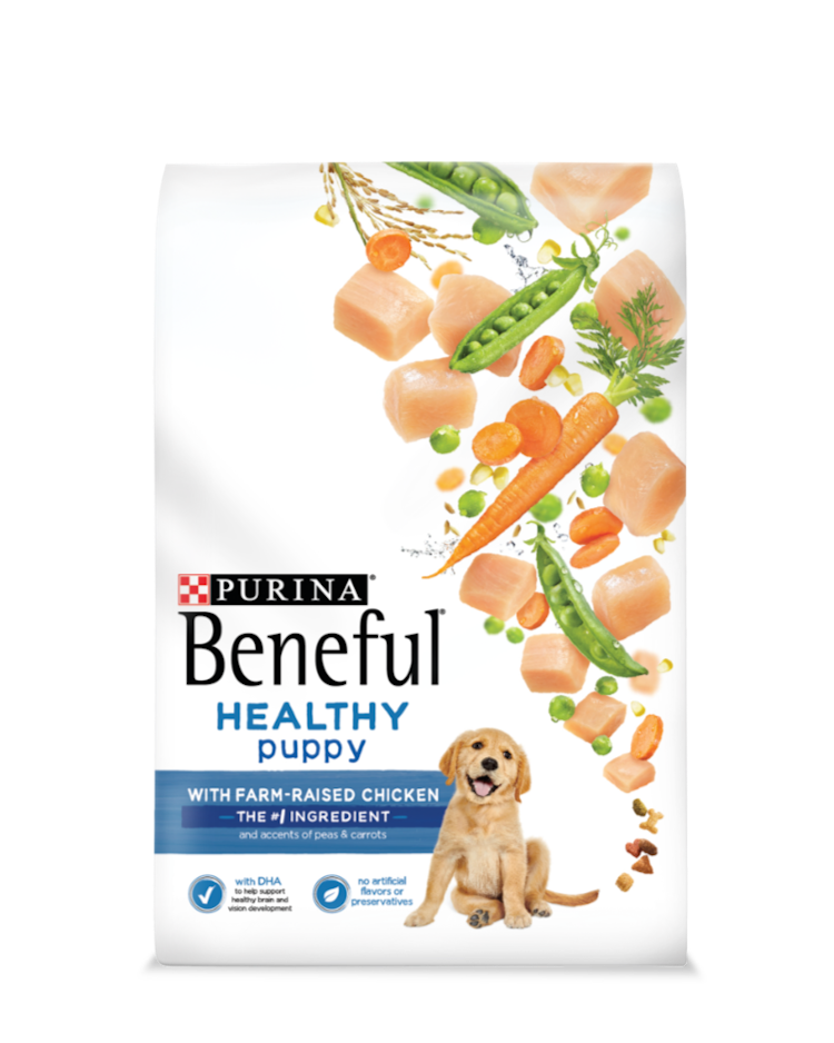 Alimento balanceado seco Beneful para cachorros saludables con pollo campero