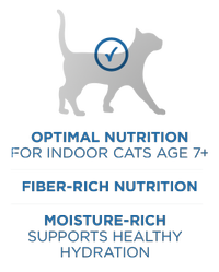 nutrición óptima para gatos domésticos de más de 7 años