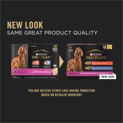 Pro-plan-sensitive-skin-and-stomach-canned-wet-dog-food-variety-pack-with-samon-and-rice-lamb-and-oatmeal-new-look