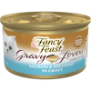Alimento húmedo <i>gourmet</i> para gatos Purina Fancy Feast Gravy Lovers sabor a salmón y lenguado en salsa preparada con jugo de cocción