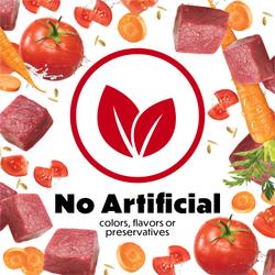 no artificial colors, flavors, preservative