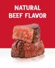 Sabor natural a carne 