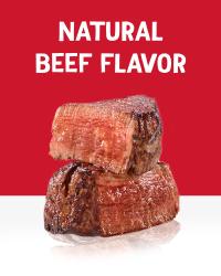 Sabor natural a carne 