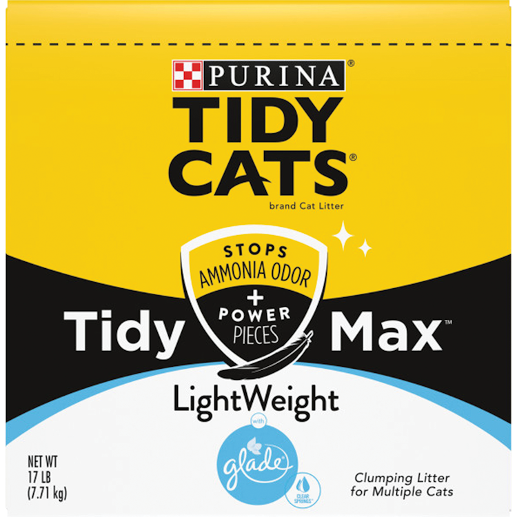 Arena para gatos liviana Tidy Cats® Tidy Max™ con Glade® Clear Springs®