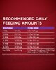 beef & bison dry feeding amounts