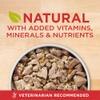 natural with added vitamins, minerals & nutrients
