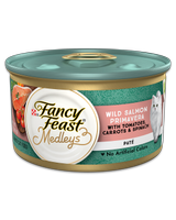 Fancy Feast Medleys Wild Salmon Primavera Paté With Tomatoes, Carrots & Spinach 