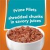 Tiras de carne de filetes de primera en jugos sabrosos