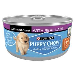 Alimento húmedo para cachorros con carne real de cordero Purina Puppy Chow