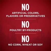 No artificial colors, flavors, or preservatives
