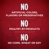 No artificial colors, flavors, or preservatives