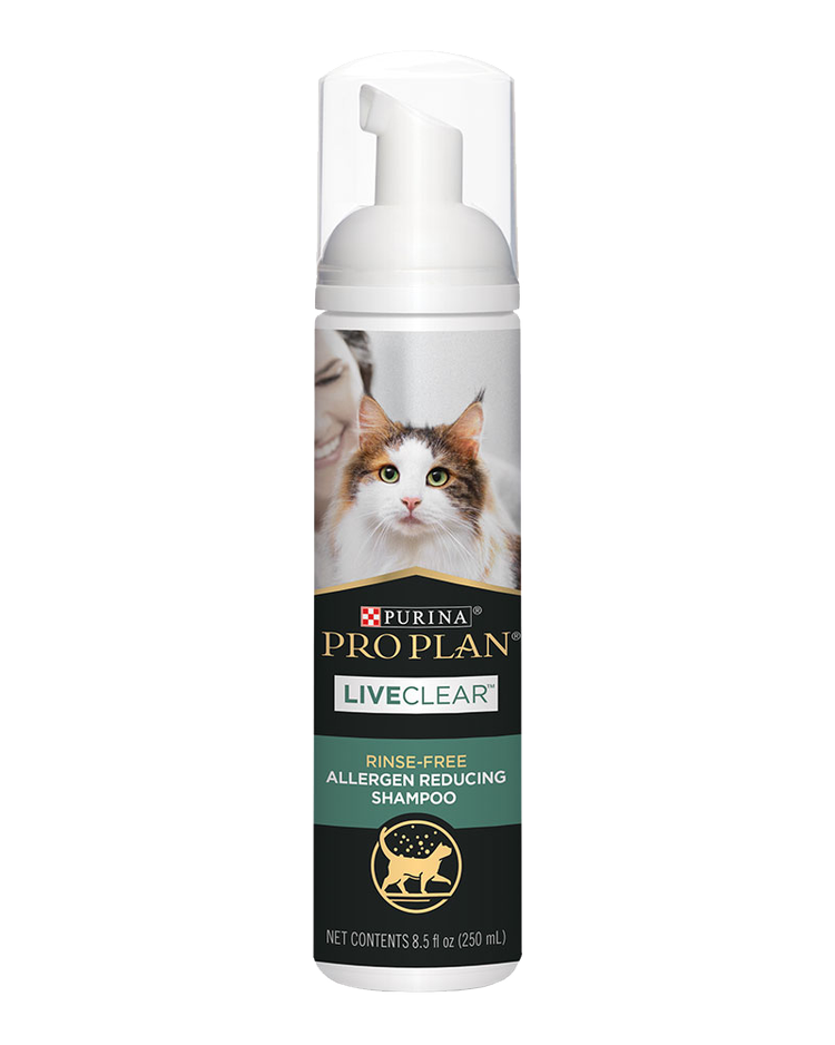 Pro Plan LiveClear Rinse-Free Allergen Reducing Cat Shampoo