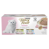 Fancy Feast Kitten Classic Paté Ocean Whitefish & Turkey Collection Variety Pack Wet Kitten Food - 12 cans