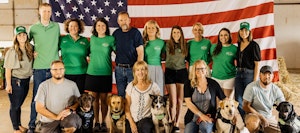 Service Dog Salute group picture