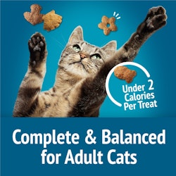 Complete & Balanced for Adult Cats. Under 2 Calories Per Treat. 