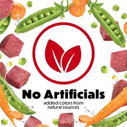 no artificial colors, flavors, preservative