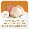 Crafted With Hand-Selected Chicken & Beef
