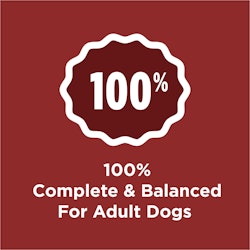 100 percent complete and balanced for adult dogs