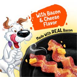 con sabor a tocino y queso