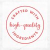 Crafted with real high-quality ingredients