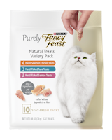 Fancy Feast Purely Natural Cat Treats Variety Pack - 10 Packs