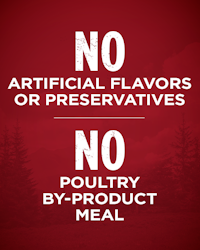 No contiene conservantes ni saborizantes artificiales. Sin harinas de subproductos de aves.