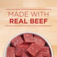Elaborado con carne de res real