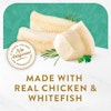 Made With Real Chicken & Whitefish