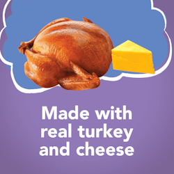 Made with real turkey and cheese