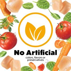 no artificial colors, flavors, preservative