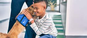 Kid and Dog