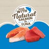 made with natural tuna and salmon