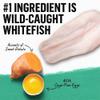 number one ingredient is wild-caught whitefish