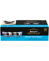 Pro Plan Urinary Tract Health Ocean Whitefish Entrée, Turkey & Giblets Entrée Classic Variety Pack 