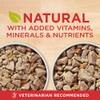 Productos naturales con vitaminas, minerales y nutrientes adicionales