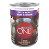 Purina ONE® True Instinct Tender Cuts in Gravy Dog Food Formula With Real Beef & Bison