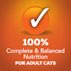 Nutrición cien por cien completa y equilibrada para gatos adultos
