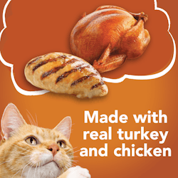 Made with real turkey and chicken