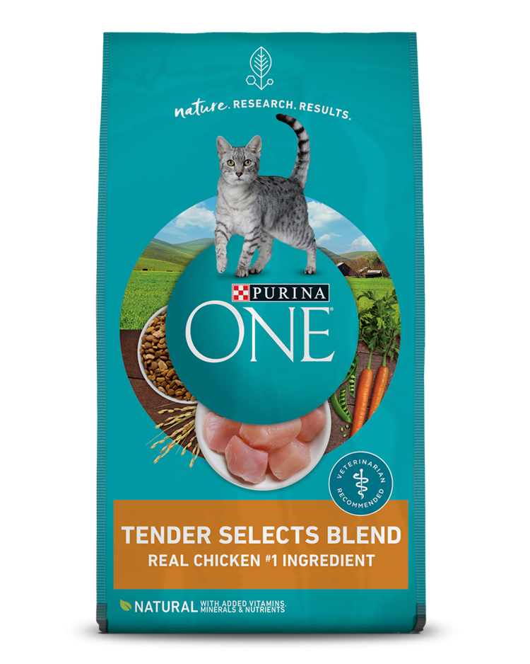 Purina ONE Tender Selects Blend With Real Chicken Dry Cat Food