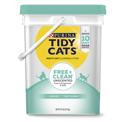 Balde de arena aglomerante para gatos Tidy Cats Free and Clear