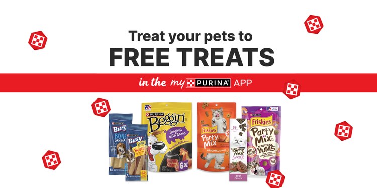 free treats in the my purina app