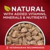 Natural with added vitamins, minerals & nutrients
