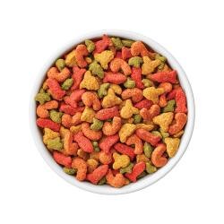 Friskies Seafood Sensations kibble in a bowl