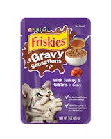 Friskies Gravy Sensations With Turkey & Giblets In Gravy Wet Cat Food 