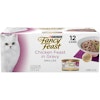 Paquete de 12 unidades de alimento húmedo <i>gourmet</i> para gatos Fancy Feast sabor a pollo asado