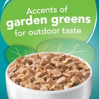 Accents of garden greens for outdoor taste