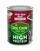 Purina Dog Chow High Protein Wet Dog Food With Beef In Savory Gravy
