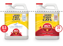 Lightweight litter comparison with Tidy Cats 24/7